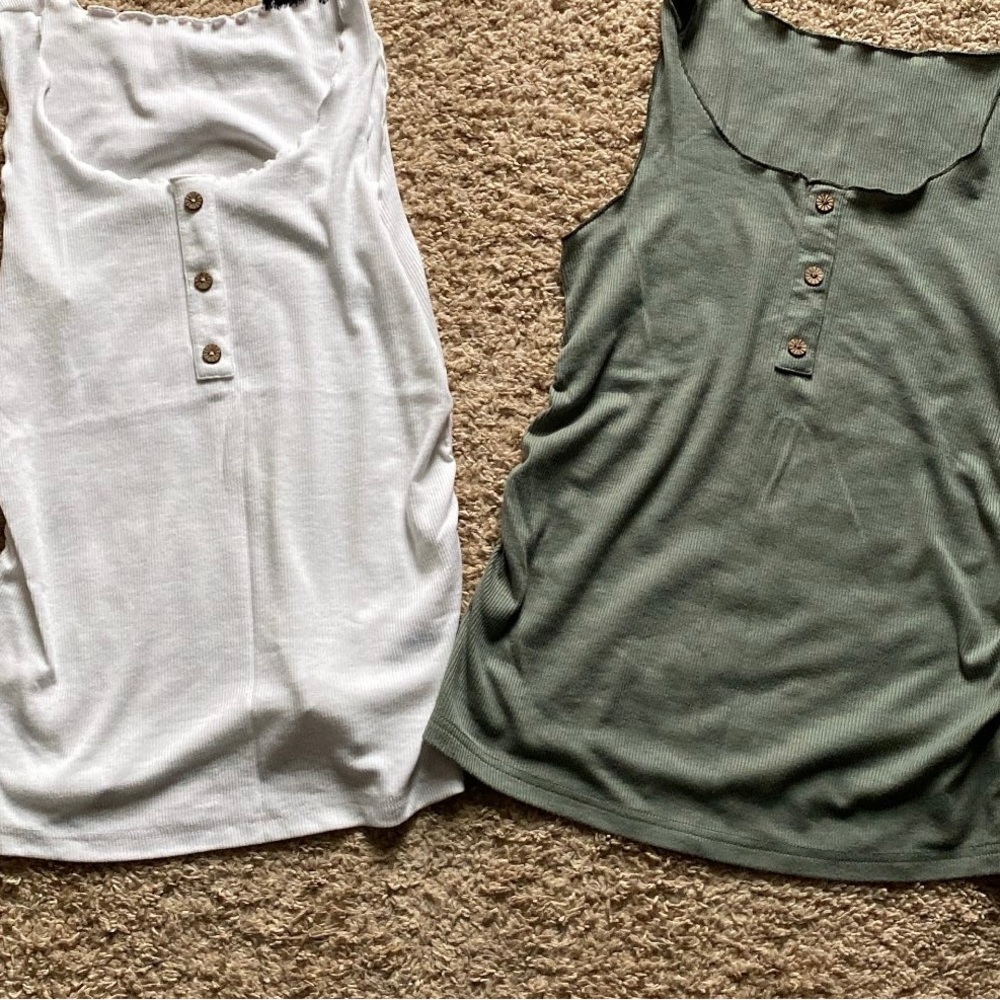 Shein maternity tank tops